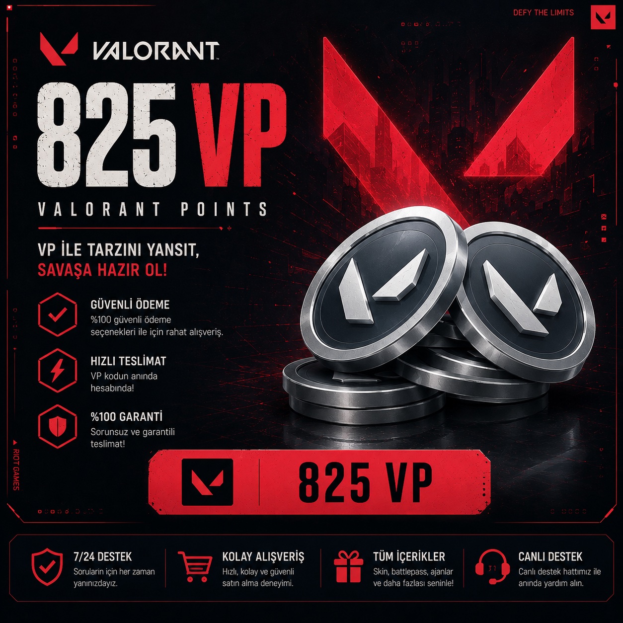 Valorant 825 VP