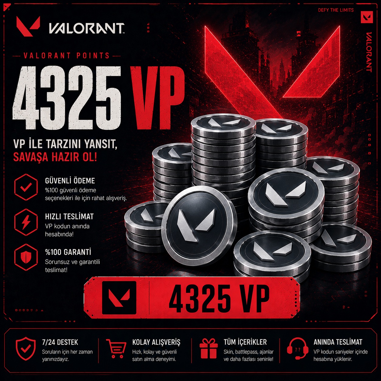 Valorant 4325 VP