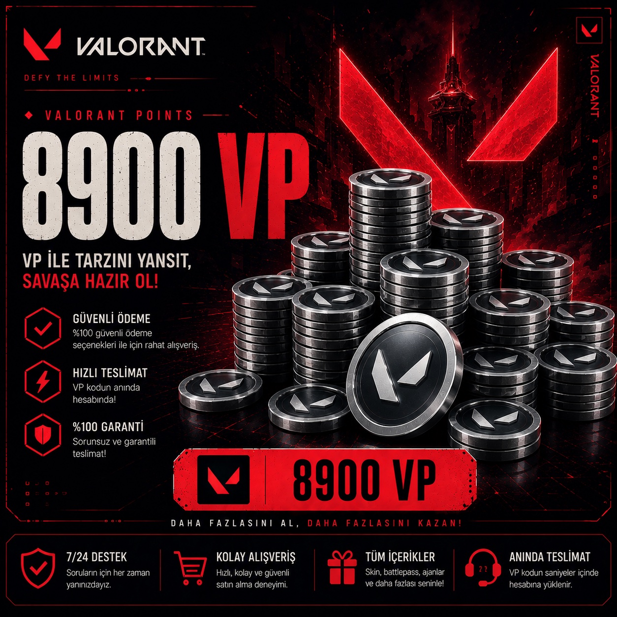 Valorant 8900 VP
