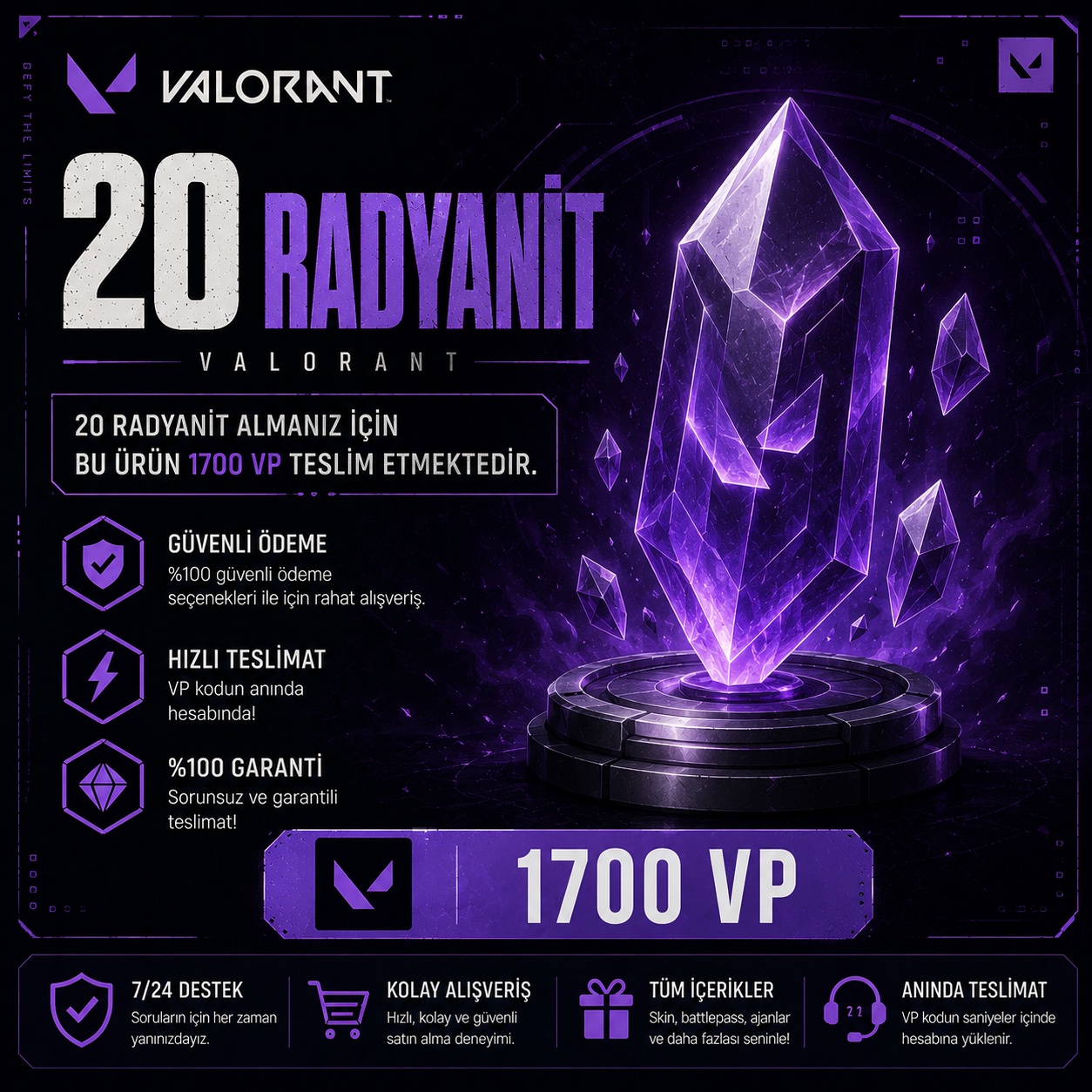 Valorant 20 Radyanit