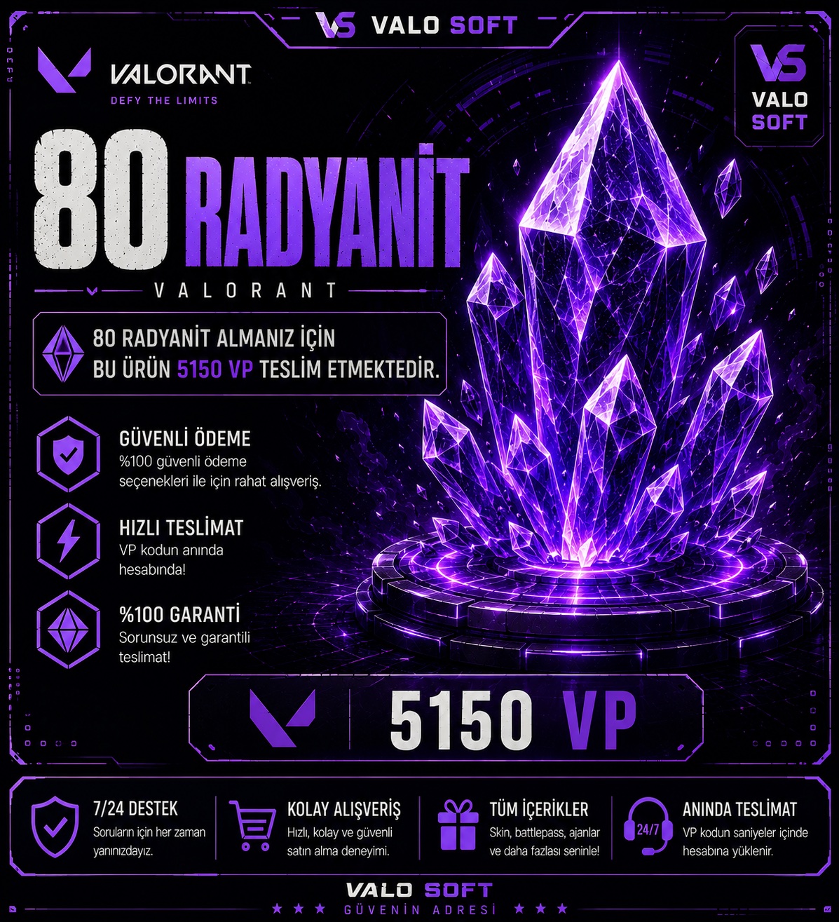 Valorant 80 Radyanit