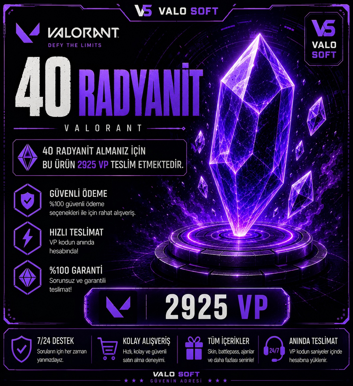 Valorant 40 Radyanit