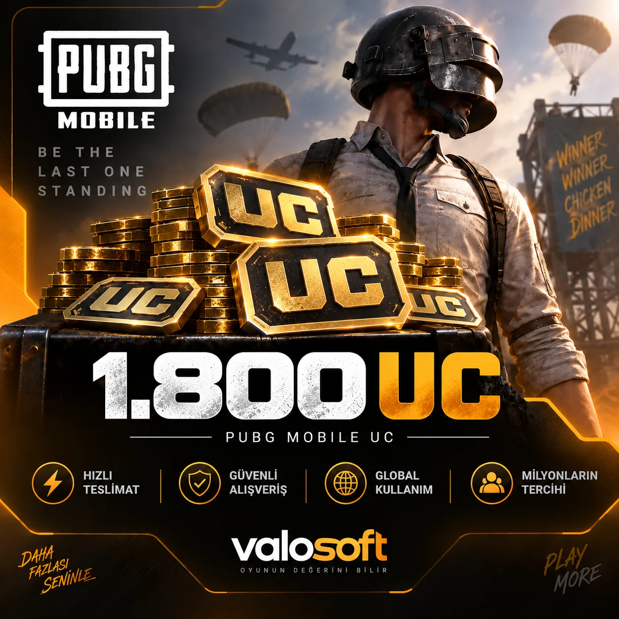 PUBG Mobile 1800 UC