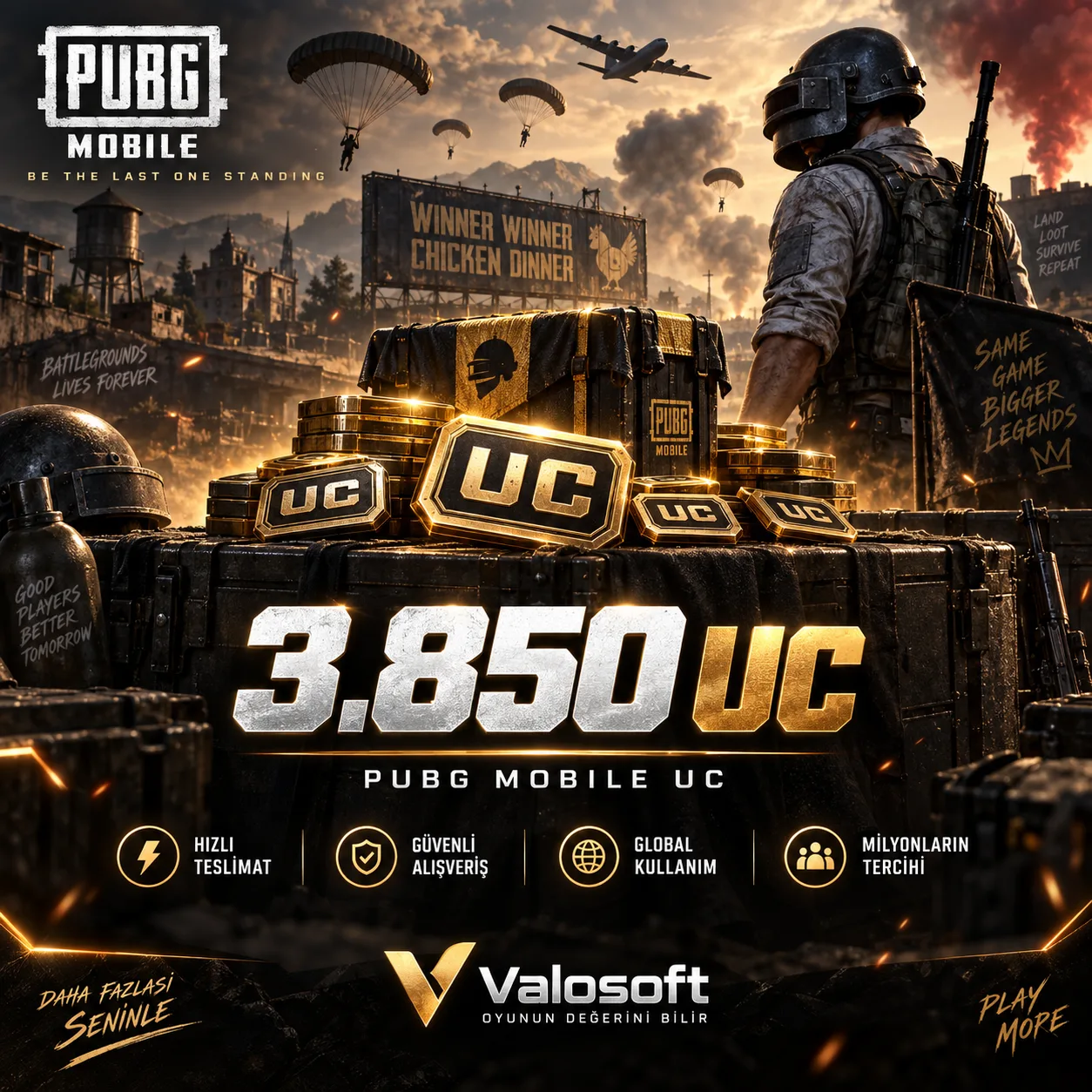 PUBG Mobile 3850 UC