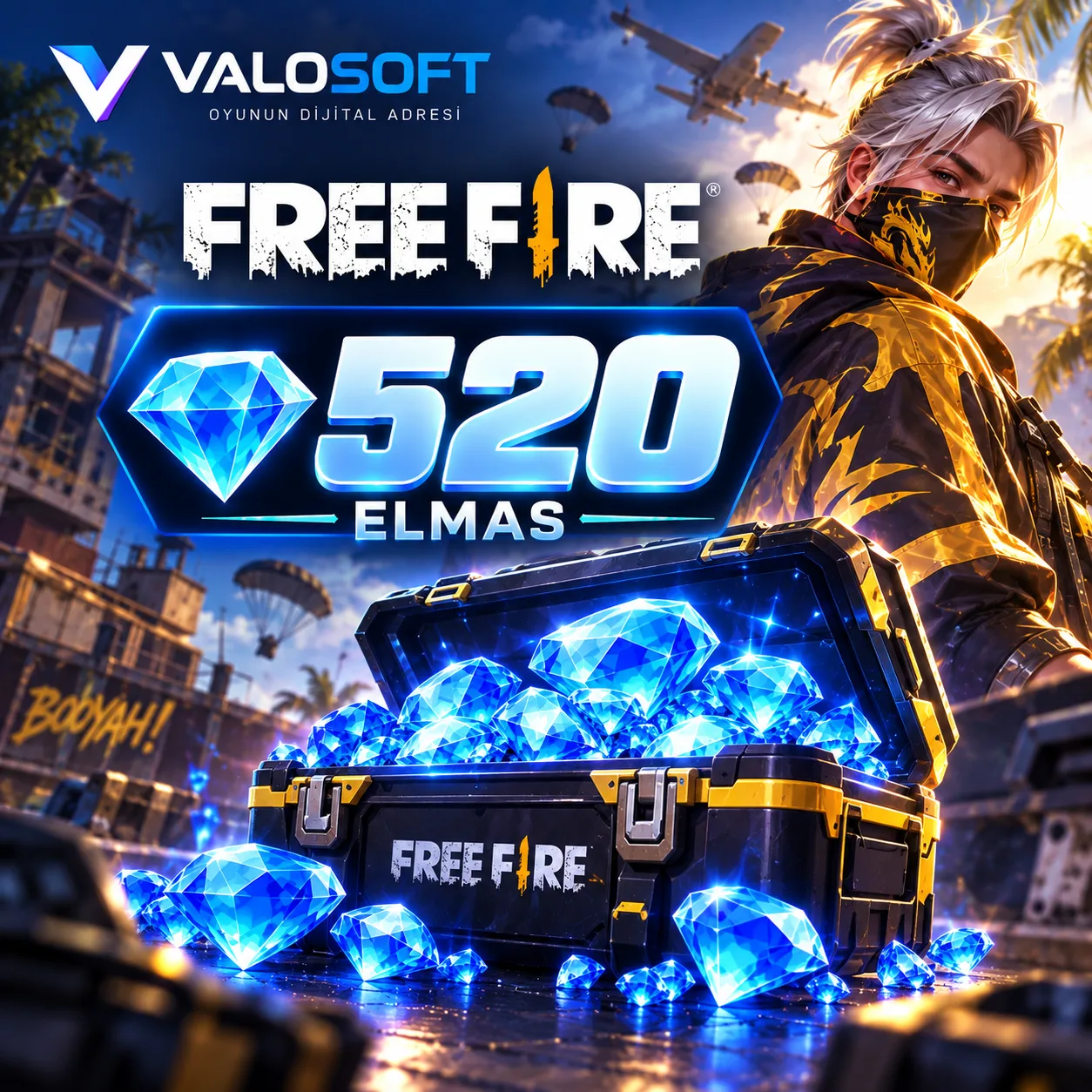 Free Fire 520 Elmas – FF Diamond