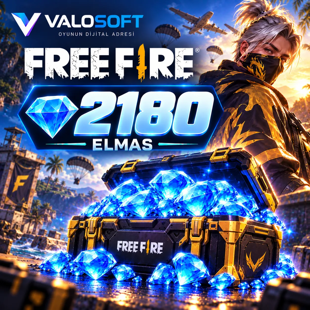 Free Fire 2180 Elmas – FF Diamond