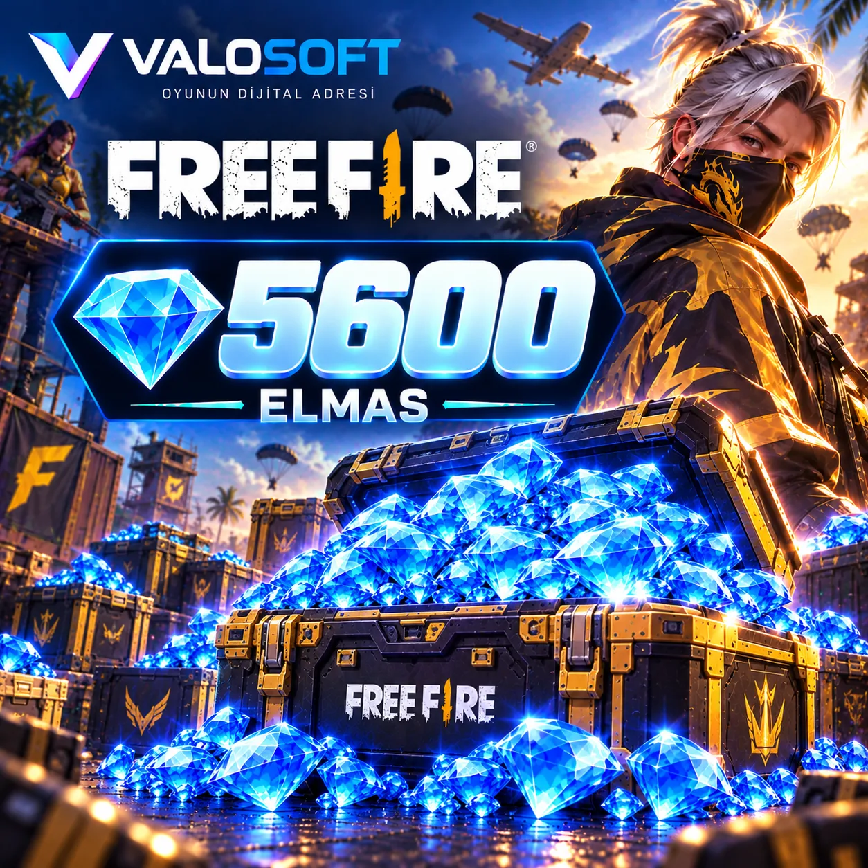 Free Fire 5600 Elmas – FF Diamond